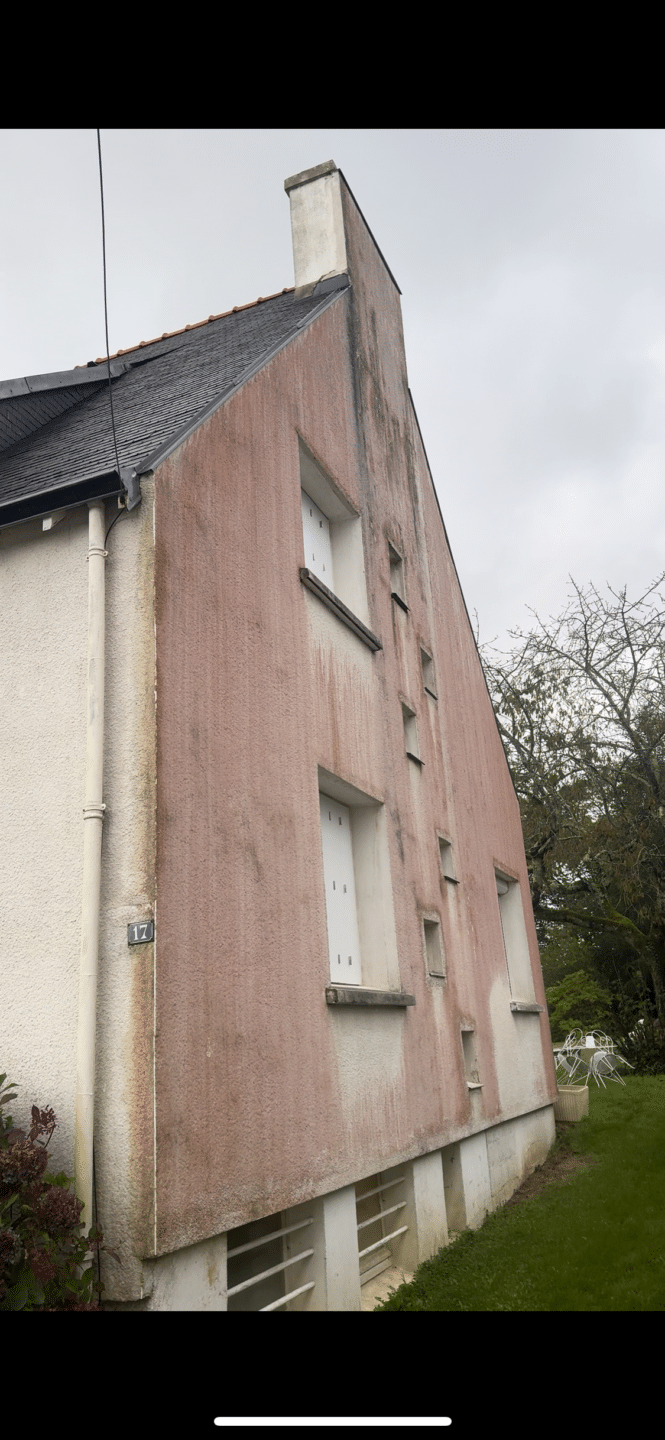 Nettoyage traitement façade Concarneau avant après (1)